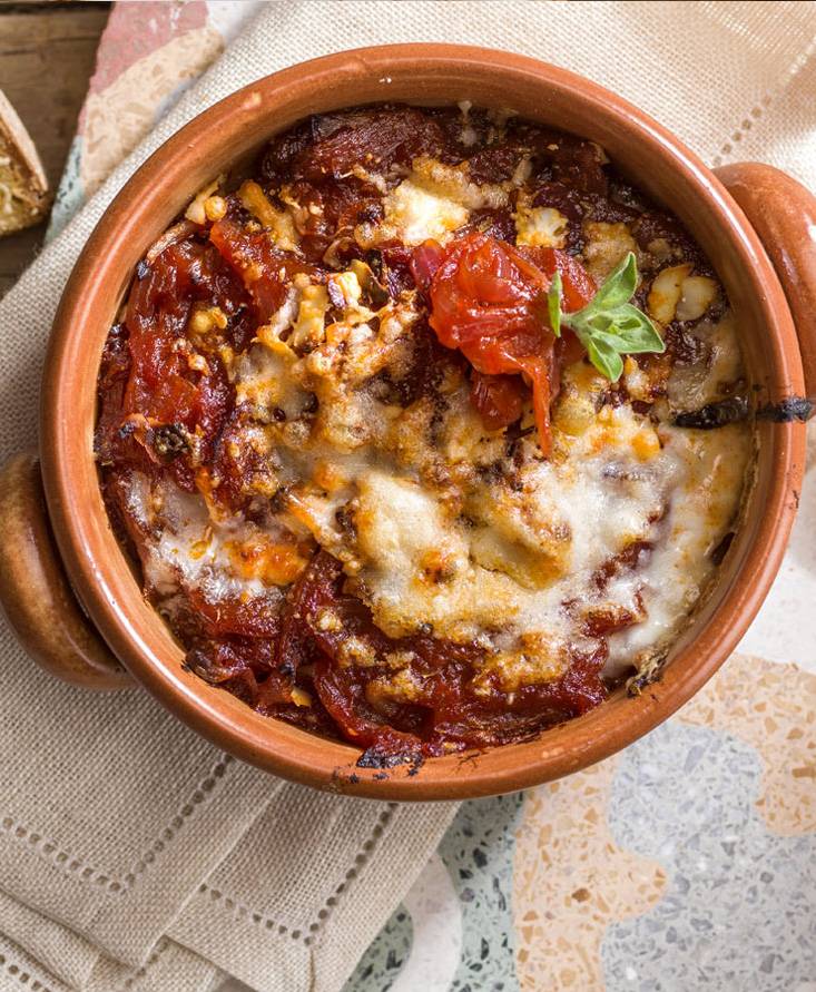 ÜBERBACKENE TOMATEN-ZWIEBELSUPPE | Pomito Austria